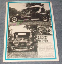 1915 Ford T Roadster Vintage Street Rod Article Bowards Brilliant One-five