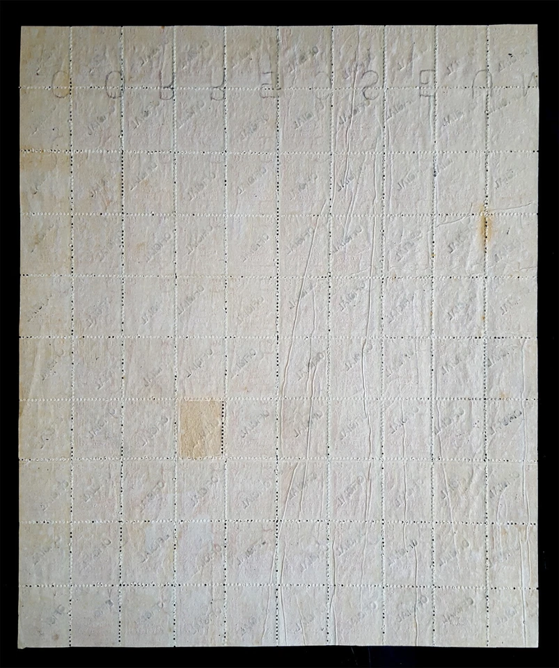 MEXICO 1895 Officials MULITAS 4c org Sc# O13a как новый без наклеек и следов полный лист INV WMK. R - Изображение 2 из 2