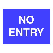 No Entry Sign or Sticker | SITE0003