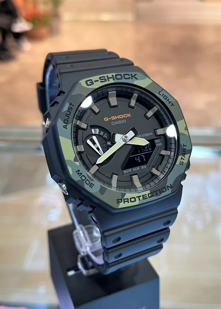 Casio G-Shock Resin Strap Men GA-2100SU-1ADR eBay | New Original Watch