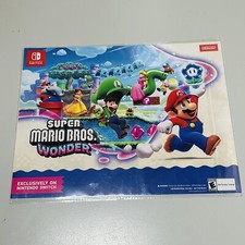 Nintendo Switch Super Mario Bros Wonder Gamestop Exclusive Stickers NEW 2023