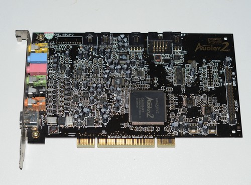 CREATIVE LABS SOUND BLASTER AUDIGY 2 7.1 AUDIO SOUND CARD SB0240