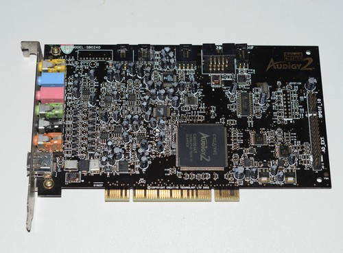 CREATIVE LABS SOUND BLASTER AUDIGY 2 6.1 AUDIO SOUND CARD SB0240 5187-4409 - 第 1/4 張圖片