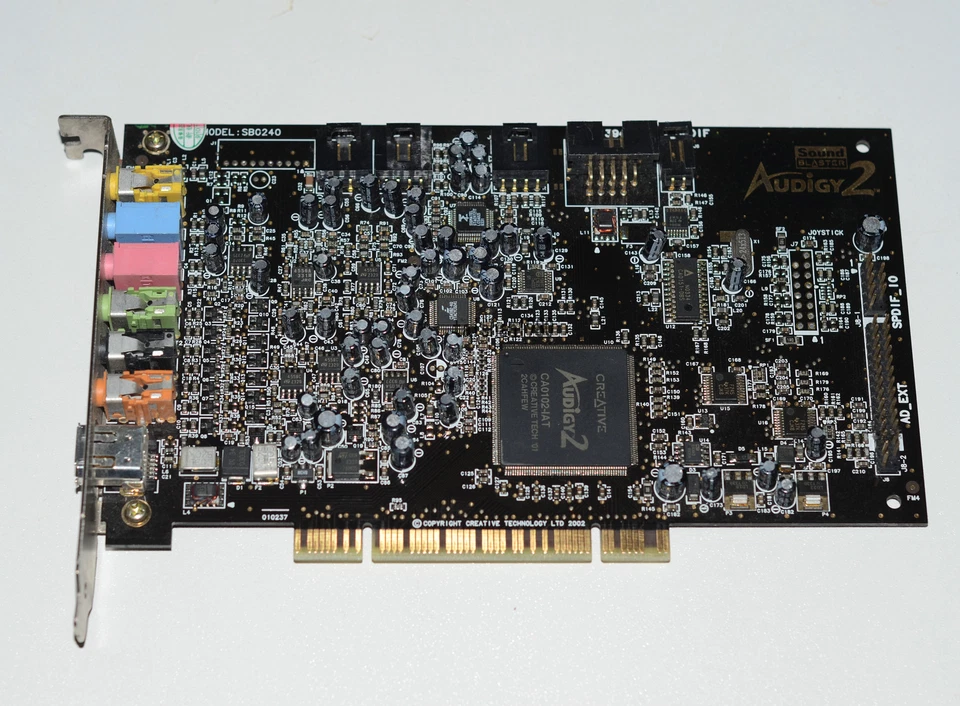 CREATIVE LABS SOUND BLASTER AUDIGY 2 7.1 AUDIO SOUNDKARTE SB0240