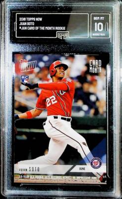 その他 TOPPS 2018 JUN SOTO RC CARD 2018 Topps Now Card of the Month #M-Jun Juan Soto RC Rookie