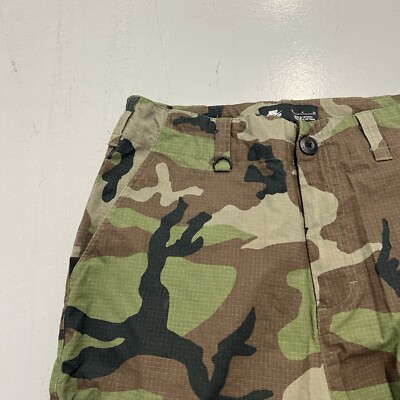 Nike SB Green Camo Cargo Pants Ripstop Skateboard Military