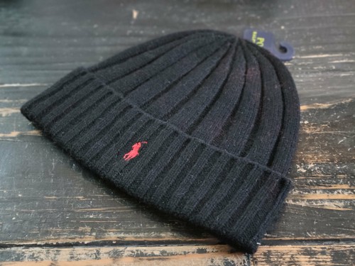 Red Pony Logo Cuffed Beanie Hat 