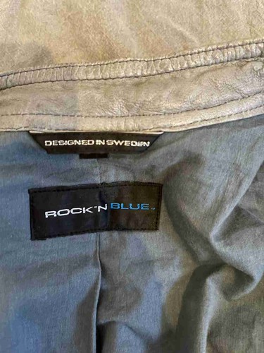 Rock´n Blue, Schweden, Lederjacke 40 aber eher 38, grau - Bild 2 von 4