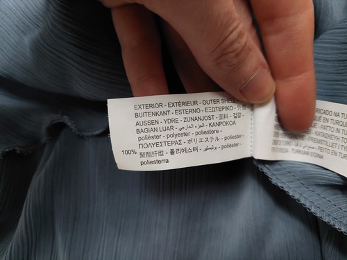 Blau Rüschen Bluse von Zara, Gr. XL (NEU) - Bild 6 von 6