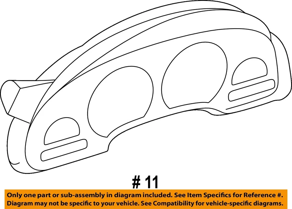 Medidor de velocímetro usado se adapta a: Saturn L SERIES 2000 EE. UU. Cluster Grado A Foto 4 de 4