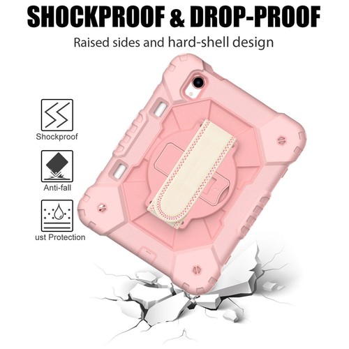 For iPad 10.2 9th 9.7 6th Air4 Pro 11 Mini 6 Hybrid Shockproof Rugged Stand Case - Picture 70 of 117