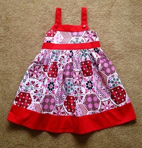 girls pink sundress