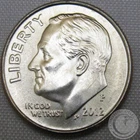 2012-P ROOSEVELT DIME BU OUT OF BANK ROLLS US COIN