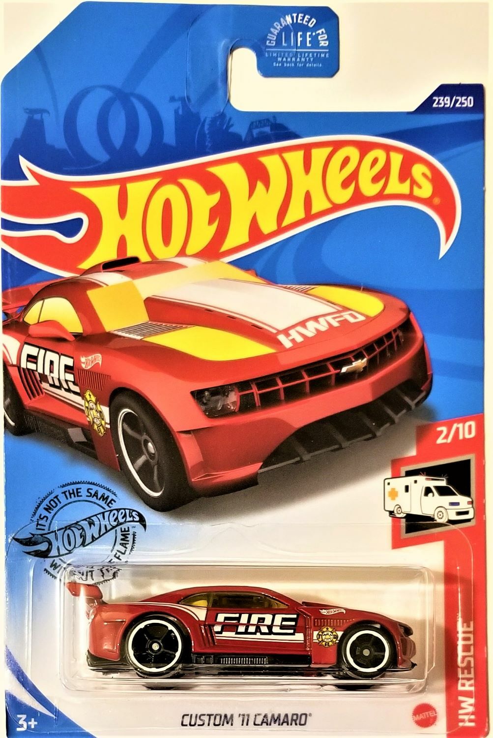 Hot Wheels - 2020 HW Rescue 2/10 Custom '11 Camaro 239/250 (BBGHC53)