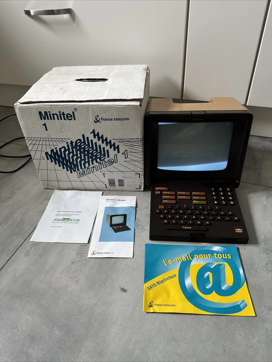Minitel 1 Telic Alcatel Avec Carton Et Notice - Vintage