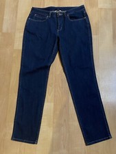 Duluth Trading Co Jeans Womens 10 32x29 Blue Denim Cotton Blend Stretch Straight