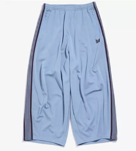 New Needles Butterfly embroidery Straight-leg fat pants Casual sports Wide-leg! - Picture 24 of 32