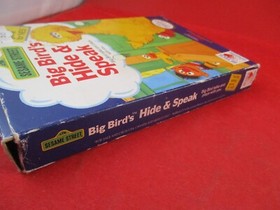 Sesame Street Big Bird's Hide & Speak (Nintendo NES) COMPLETE w/ Box manual game
