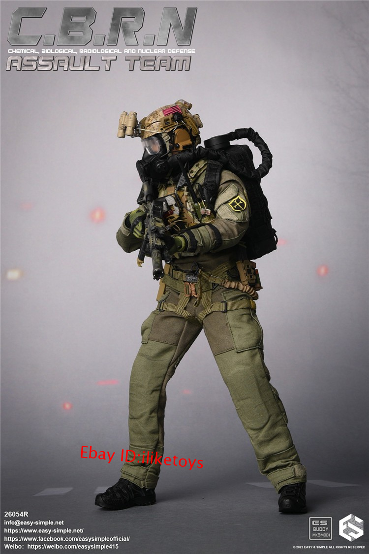 その他 EASY&SIMPLE 1/6 CBRN Assault Team Easy&Simple C.B.R.N Assault Team Regular Ver. 1/6 Scale