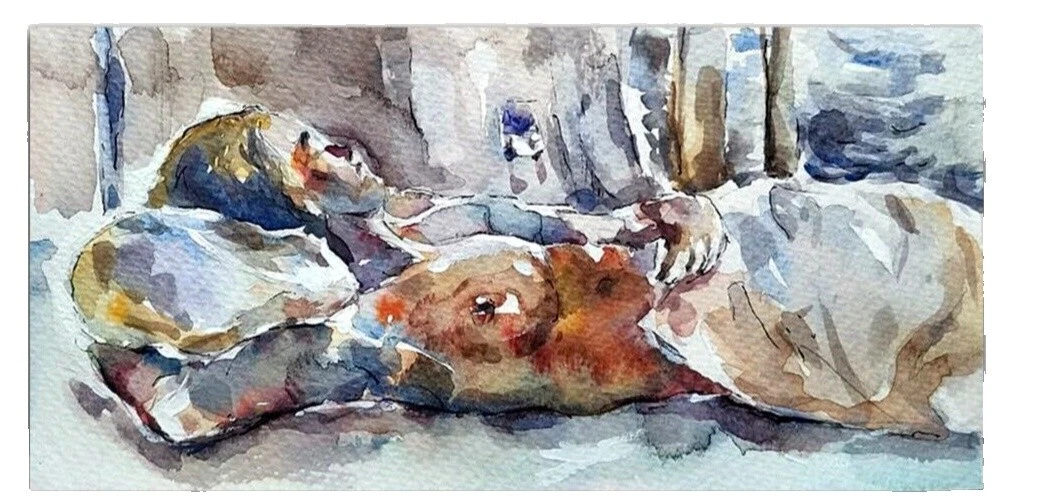 Pinturas de arte de hombre de papel