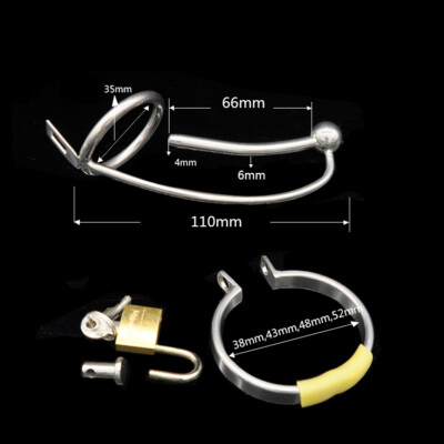 Stainless Steel Male ADevice Cage With Urethral Tube Sounding Dilator