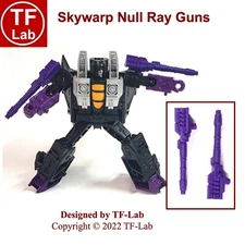 Null Ray Gun Weapon Purple Upgrade Kit for Legacy Core Class Skywarp Transformer