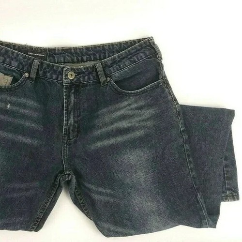 Vintage Ted Lapidus Dark Wash Denim Jeans 38/32 - Picture 5 of 9