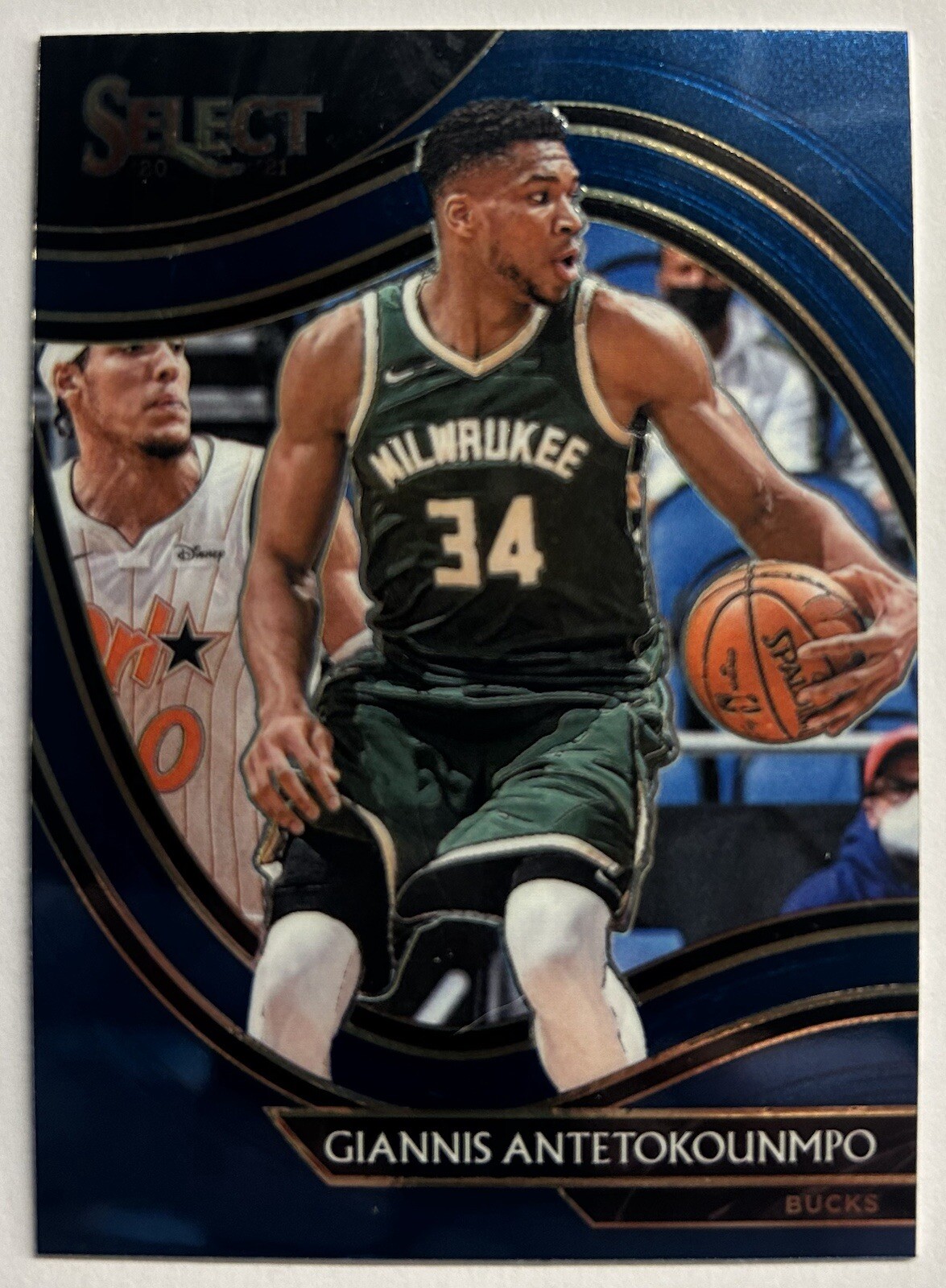 GIANNIS ANTETOKOUNMPO 2020-21 Panini Select BLUE #224 Bucks MINT