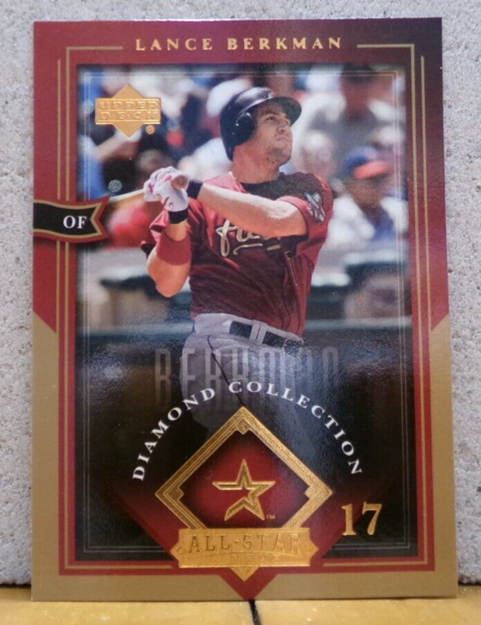 BASEBALL CARD UPPER DECK DIAMOND COLLECTION HOUSTON ASTROS LANCE BERKMAN-image