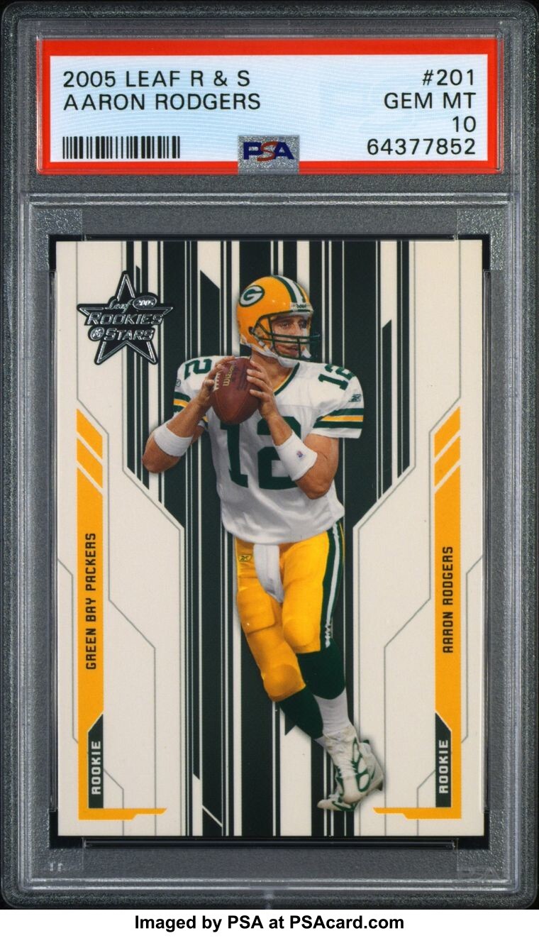 Aaron Rodgers Leaf R & S #201 Base