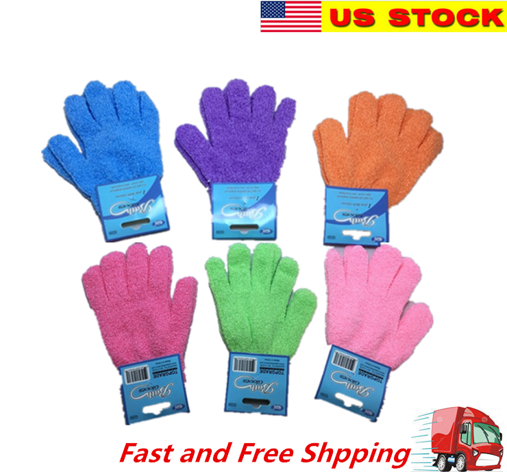 Exfoliating Spa Bath Gloves Shower Soap Clean 2 6 12 18 24 Pairs Wholesale Lot  