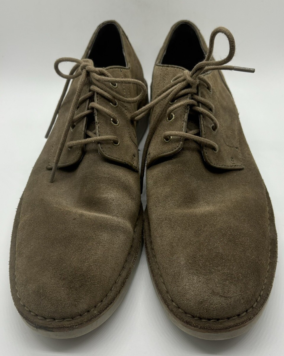 John Varvatos Star USA Sid Eva Suede Derby Taupe Brown  display picture 2