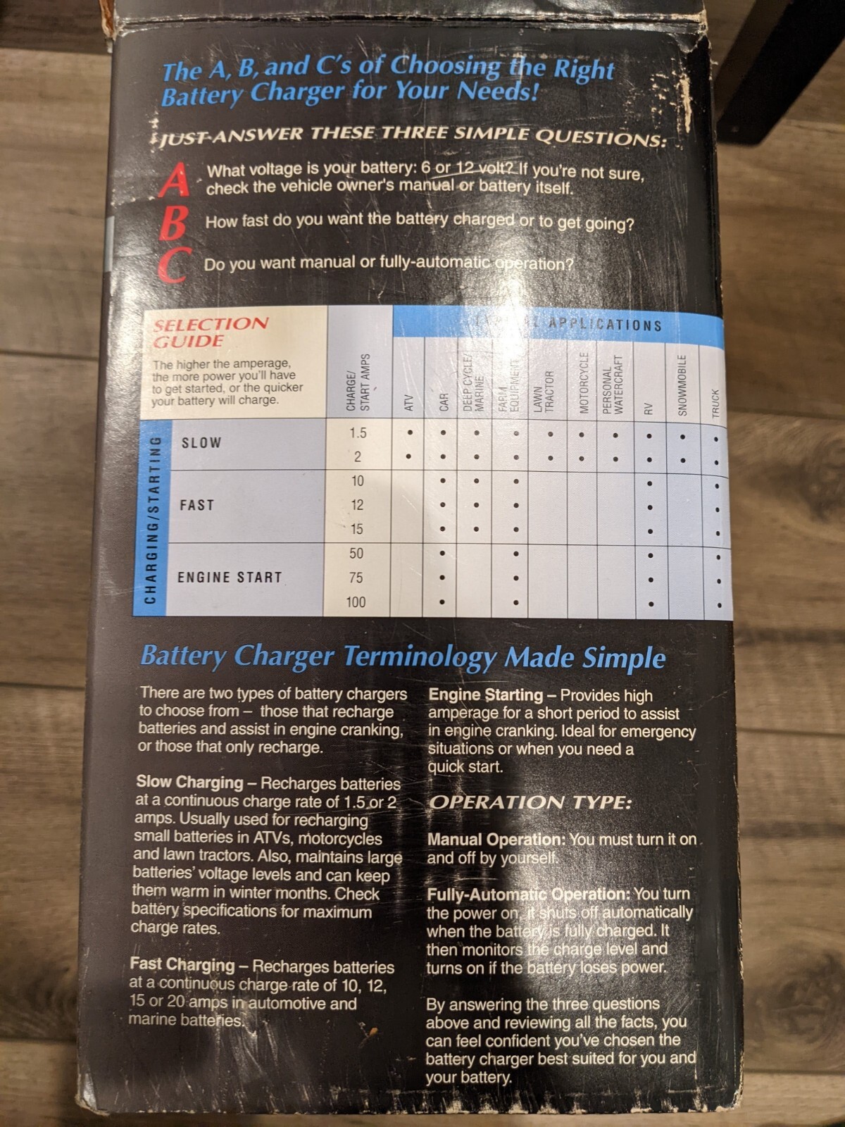 DieHard Battery Charger & Engine Starter 2871222 12v Volt Automatic 50