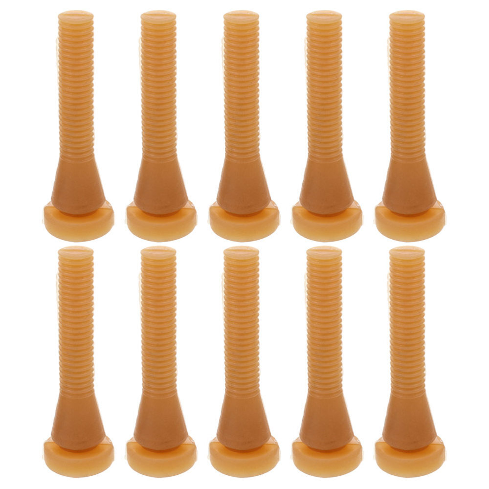 10Pcs Chicken Plucker Drill Attachment Poultry Plucking Fingers Removal