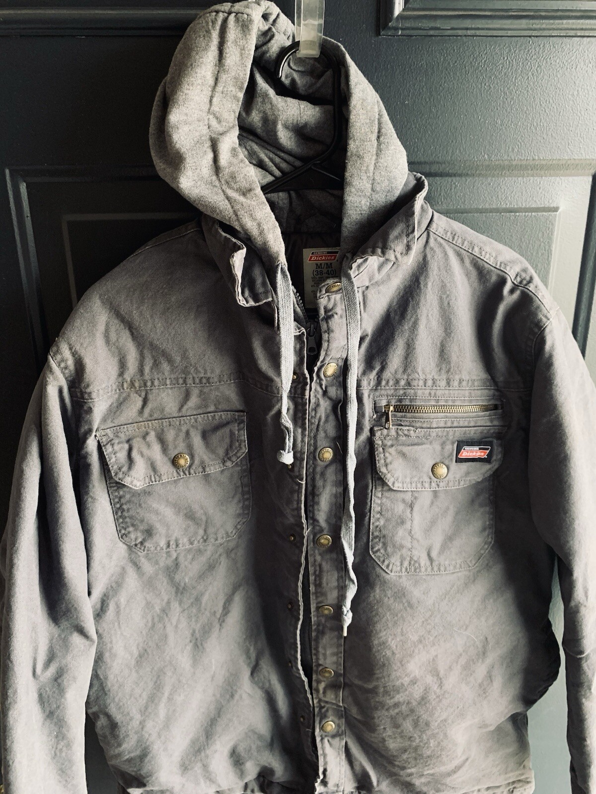 Dickies Hooded Work Coat for Men Size Medium Durable Comfort