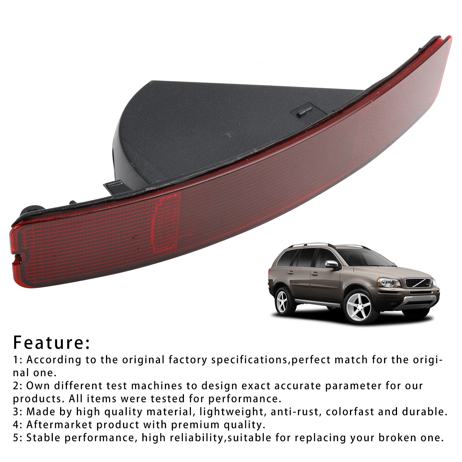 Volvo XC90 2003-2006 Left Rear Tail Fog Light Reflector 8693009 #8