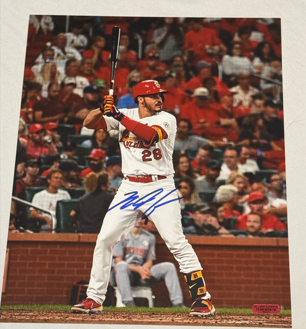 Nolan Arenado Autographed Signed St. Louis Cardinals 8x10 Photograph Auto w/ COA 