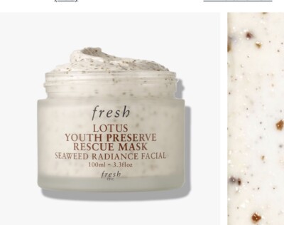 FRESH LOTUS YOUTH PRESERVE RESCUE MASK 3.3 Oz