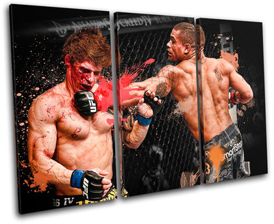 MMA Abel Trujillo  Sports TREBLE Leinwand Wand Kunst Bild drucken