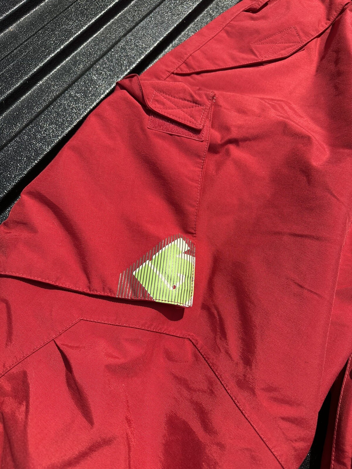 Burton Dry Ride Mens L Rusty Orange Red Snowboard Ski Winter Cargo Snow