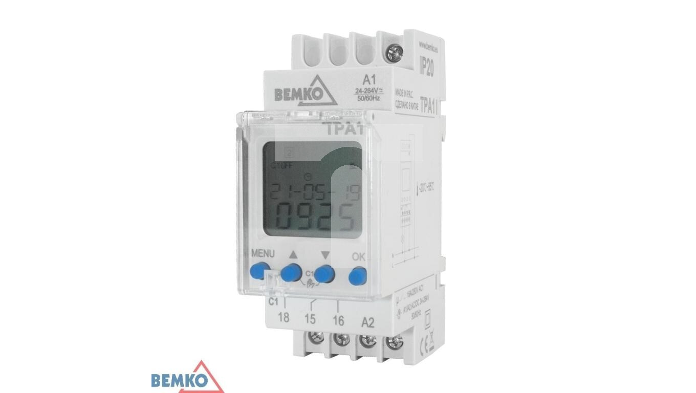 Astronomical timer 24-264 VAC/DC single-channel A25-TPA1 /T2UK