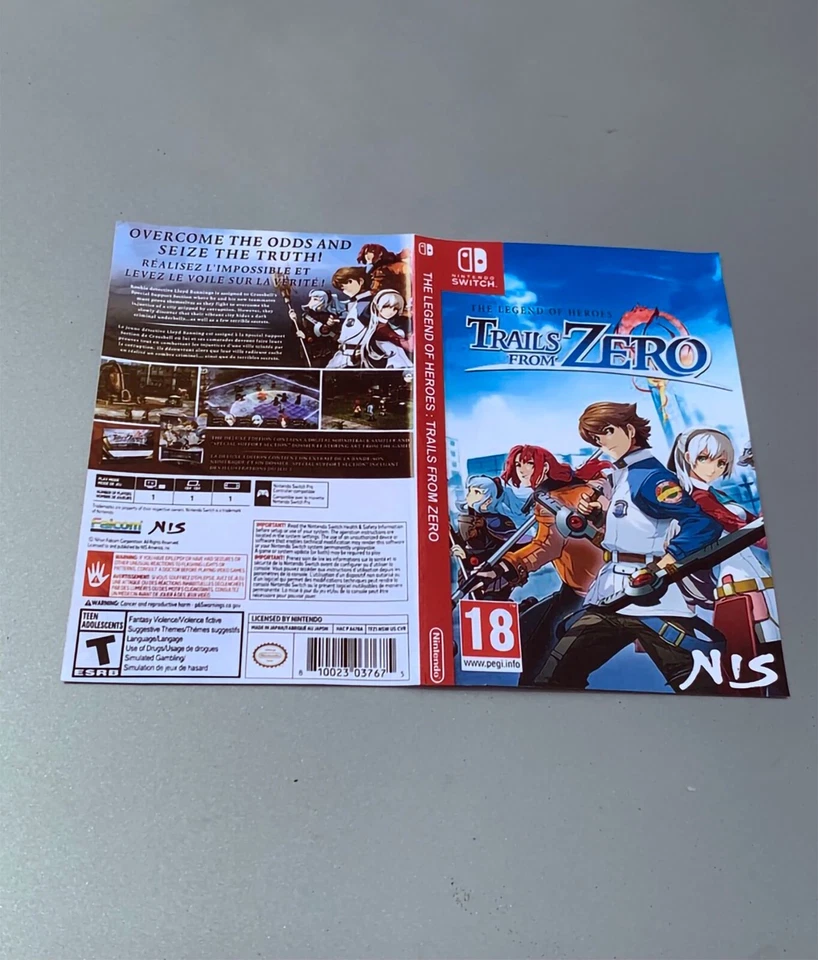 Nintendo Switch Sleeve boxart.Sized to fit the cases Cover slip case. PAL UK - Image 3 of 4