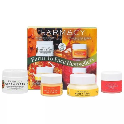 BRAND NEW Farmacy Farm to Face Favorites 4-piece Skincare Set 