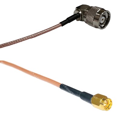 RG316 RP-TNC Male Angle to SSMA Male RF Cable Rapid-SHIP LOT