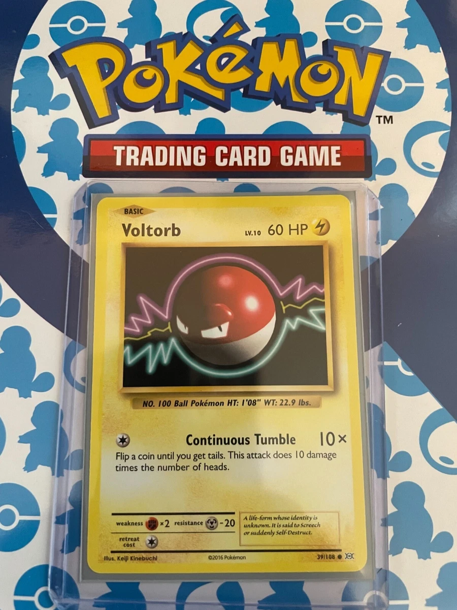 2016 Pokemon Voltorb XY Evolutions Common 39/108