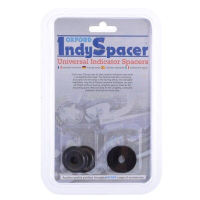 Oxford Motorcycle Motorbike Indicator Spacer Multi-Fit Round 2 Pairs - OF877