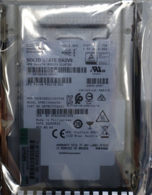 HPE MO000400JWTBQ 400GB 2.5'' SAS 12G Enterprise Server SSD P04174-001
