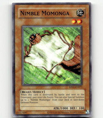 Yugioh Nimble Momonga - Retro Pack (2020 Date Reprint)