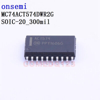 10PCSx MC74ACT574DWR2G SOIC-20_300mil onsemi Flip Flops #A6-9