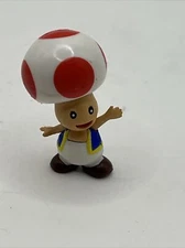MINIATURE NINTENDO RED TOAD 1.5” FIGURE CAKE TOPPER (MF135)
